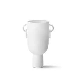 WALLXPERT Bela keramička vaza DKR0470