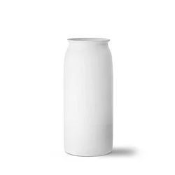 WALLXPERT Bela keramička vaza DKR0486