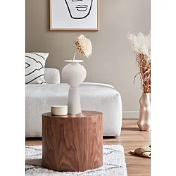 WALLXPERT Bela keramička vaza DKR0478