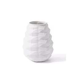 WALLXPERT Bela keramička vaza LCA0029