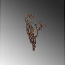 WALLXPERT Decorative Object figura Bird On The Branch 01 Brown