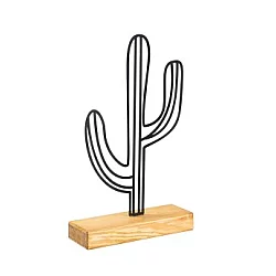 WALLXPERT Decorative Object figura Cactus Black