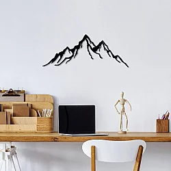 WALLXPERT Dekorativni metalni zidni dodatak Mountain 11