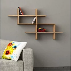 HANAH HOME Polica za knjige Halic Oak