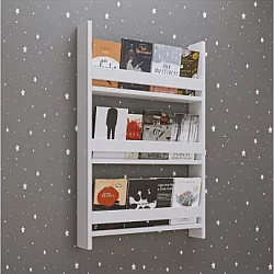 HANAH HOME Polica za knjige Artemis 3 White