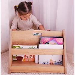 HANAH HOME Polica za knjige Kucuk Bilge Brown