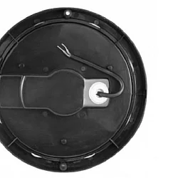 PROSTO LED brodska lampa okrugla 12W 4200K, IP54 LBC5-170-CW/BK