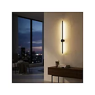 BBLINK Crna zidna LED lampa 12W 3000K IP20