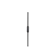 BBLINK Crna zidna LED lampa 12W 3000K IP20 1m