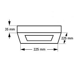 BBLINK LED PANEL N/Z KNS5-18W 3000/4000/6000K