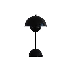 ELEMENTA Punjiva stona LED lampa crna 11459