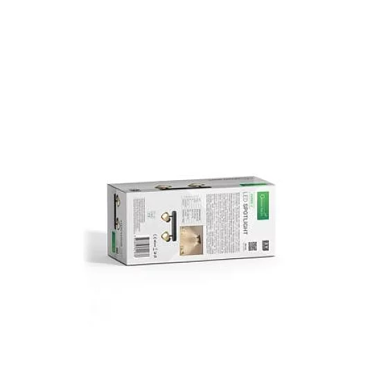 GREEN TECH LED SPOT SVETILJKA GU10 X 2 ZLATNO-CRNA