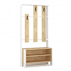 HANAH HOME Cipelarnik Chester White Oak