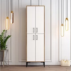 HANAH HOME Berlin A Walnut White