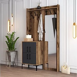 HANAH HOME Berlin BC Walnut Anthracite