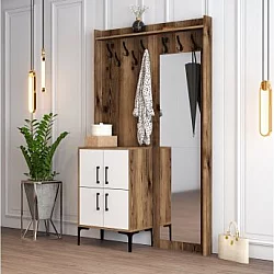 HANAH HOME Berlin BC Walnut White