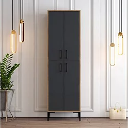 HANAH HOME Berlin A Walnut Anthracite
