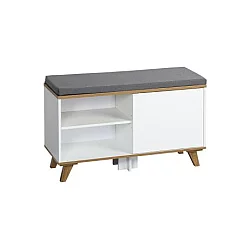 KESPER KSP15942 Cipelarnik sa jastukom za sedenje beli