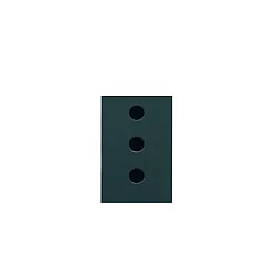 GEWISS GW12201 - Italijanska standardna utičnica 250V AC - 2P+E 10A - Satin Black - ChoruSmart