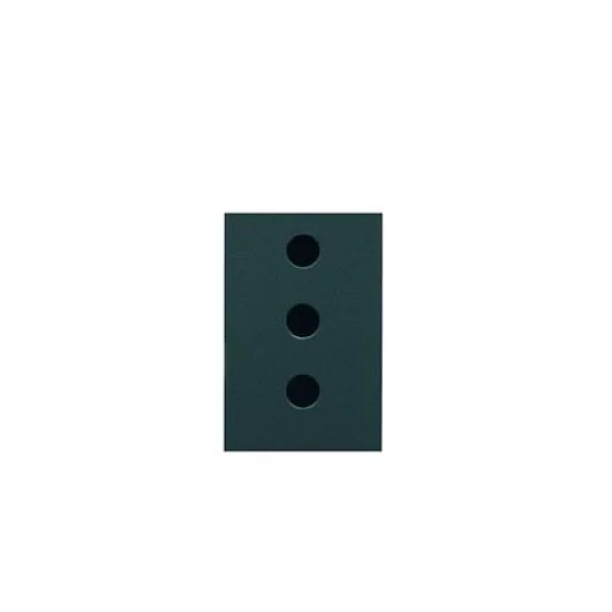 GEWISS GW12201 - Italijanska standardna utičnica 250V AC - 2P+E 10A - Satin Black - ChoruSmart