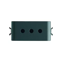 GEWISS GW12201 - Italijanska standardna utičnica 250V AC - 2P+E 10A - Satin Black - ChoruSmart