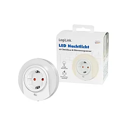 LOGILINK Utičnica sa LED senzorom dan/noć
