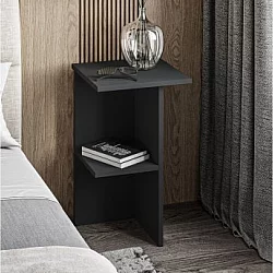 HANAH HOME Noćni ormariić Leray Anthracite (382NRC1809)