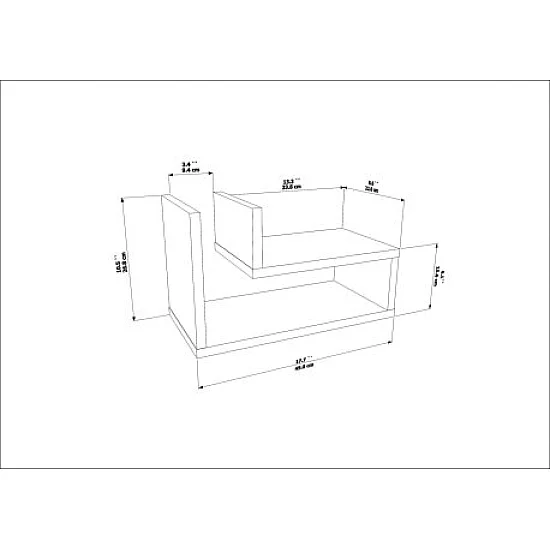 HANAH HOME Noćni ormarić Lara Cordoba cena 