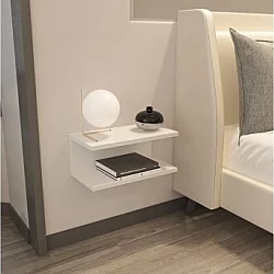 HANAH HOME Noćni ormarić Ramira White