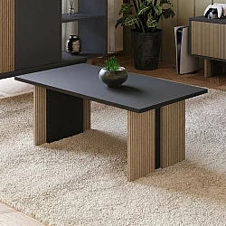 HANAH HOME Sto za dnevnu sobu Ravello Warm Oak Anthracite