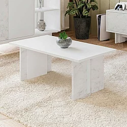 HANAH HOME Sto za dnevnu sobu Ravello White Marble