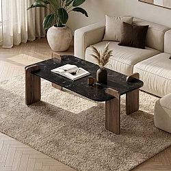 HANAH HOME Sto za dnevnu sobu Renard Lotus Venezia Walnut