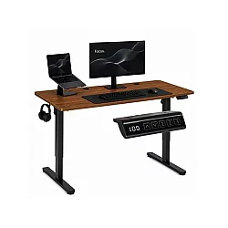 ModernHome Elektricni radni sto 140*60 cm sa podesivom visinom 72*118 cm, tamni hrast -ModernHome