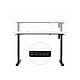 ModernHome Elektricni radni sto 140*60 cm sa podesivom visinom 72-118 cm, bela radna ploca - ModernHome