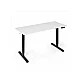 ModernHome Elektricni radni sto 140*60 cm sa podesivom visinom 72-118 cm, bela radna ploca - ModernHome