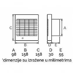 SCHELLENBERG Ventilator POLO FI 100