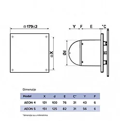 BBLINK ERA PAGE4/5 COOPER Stakleni panel za ventilator