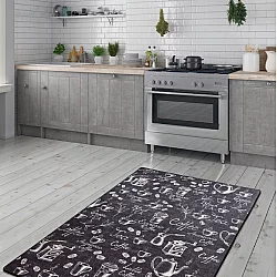 Conceptum Hypnose Tepih Cappuccino Black 60 x 140 (882CHL1483)