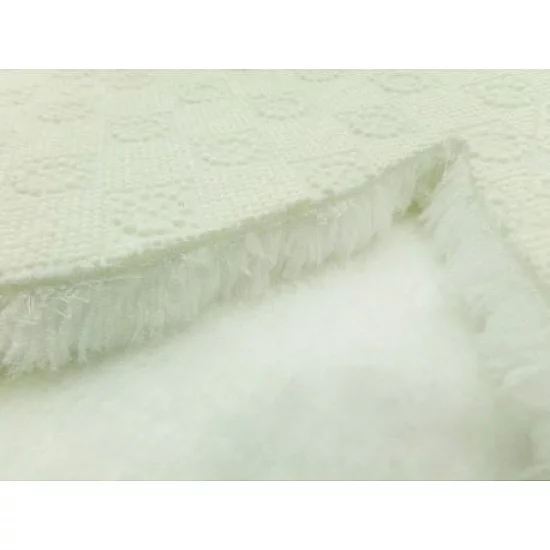 Conceptum Hypnose Tepih staza (80x80) Daisy Plush White