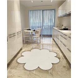 Conceptum Hypnose Tepih staza (80x80) Daisy Plush White