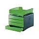 FELLOWES Kutija s 4 fioke crno-zelene 0019001