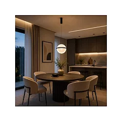 LUME Aurora 70 LED visilica crna