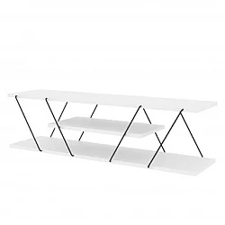 HANAH HOME TV polica Canaz White Black (854KLN3021)