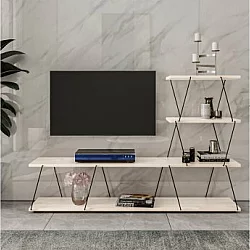 HANAH HOME TV polica Ilgaz White (854KLN4328)