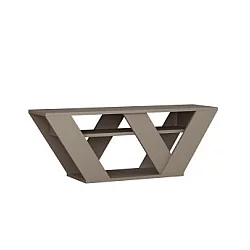 HANAH HOME TV polica Pipralla Light Mocha
