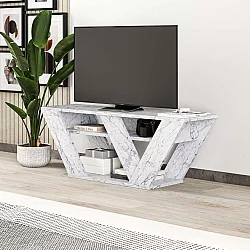 HANAH HOME TV polica Pipralla Carrara Marble