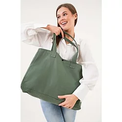 Zoozie Bags Ženska zelena torba od platna 2298