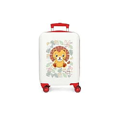 ROLL ROAD HAPPY PETS dečiji kofer 55 cm – bela/crvena