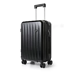TRIPMATES Ručni kofer (kabinski) 55 cm crni – sa USB punjačem, držačem za piće i dodatnom kukom