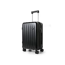 TRIPMATES Ručni kofer (kabinski) 55 cm crni – sa USB punjačem, držačem za piće i dodatnom kukom